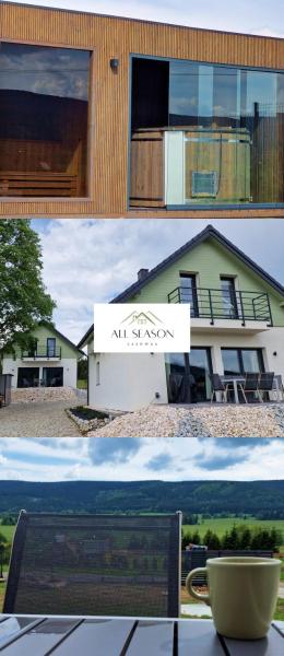 All Season Sauna&Jacuzzi - domki z widokiem na góry Kotlina Kłodzka 4km do Zieleniec SKI Arena